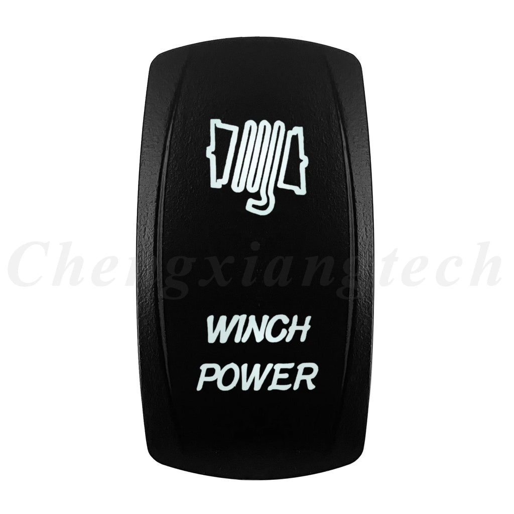 Marine 12V 24V White Led On Off Rocker Switch 5Pin SPST Momentary Switch DPDT ON OFF ON 3-Way for Car Boat Carling 4X4 Narva