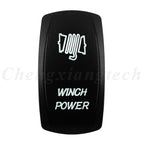 Marine 12V 24V White Led On Off Rocker Switch 5Pin SPST Momentary Switch DPDT ON OFF ON 3-Way for Car Boat Carling 4X4 Narva