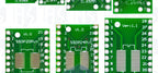 10PCS PCB Board Kit SMD Turn To DIP Adapter Converter Plate SOP MSOP SSOP TSSOP SOT23 8 10 14 16 20 28 SMT To DIP
