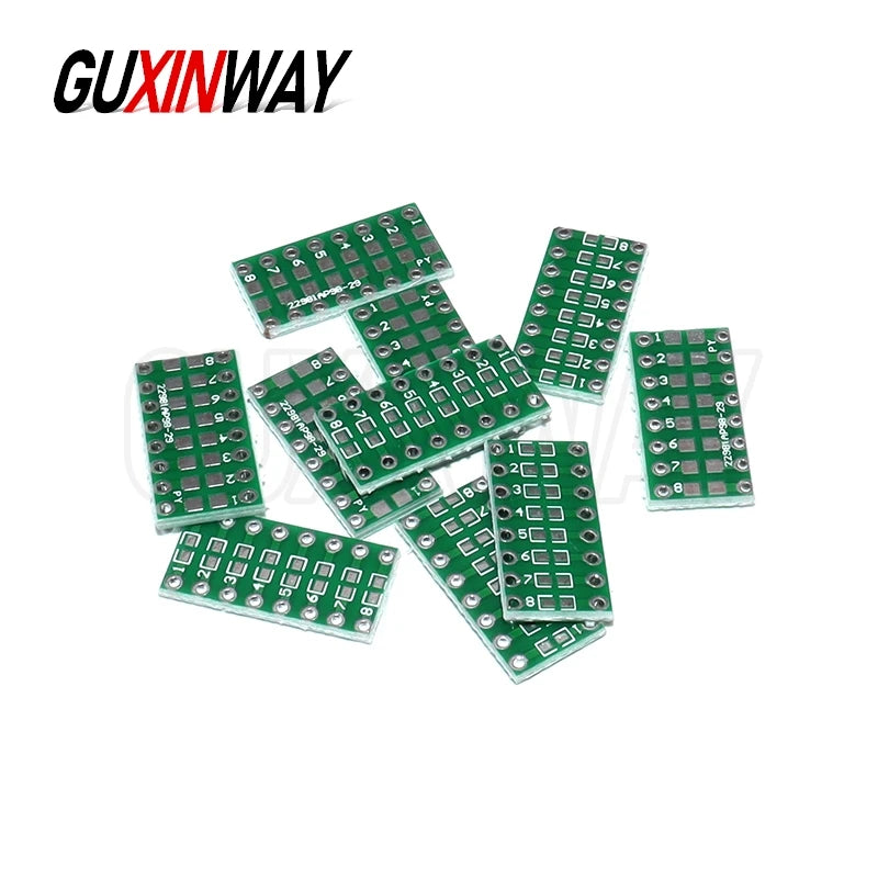 10pcs 0805 0603 0402 SMT turn DIP Capacitor Resistor LED IC adapter Socket PCB