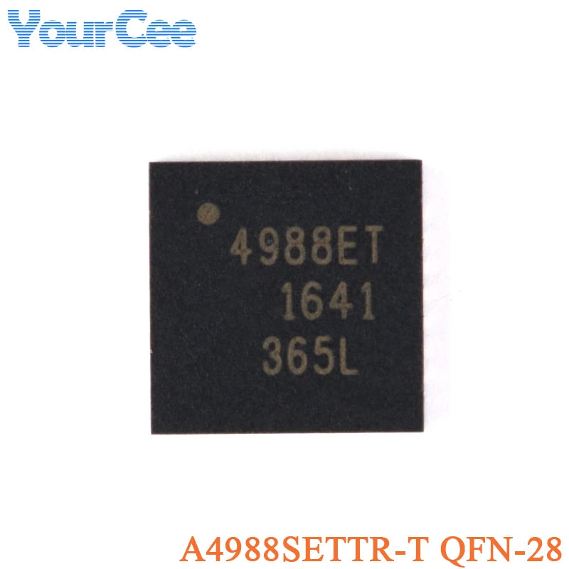 5pcs/1pc A4988SETTR-T QFN-28 Micro-step Motor Driver 3D Chip IC A4988SETTR A4988SE 4988ET A4988 QFN28