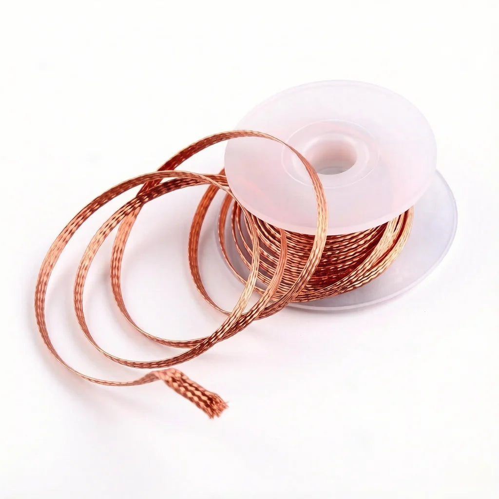 3pcs 1.5M Width 1.0mm 2.0mm 3.0mm 4.0mm  Welding Wires Desoldering Braid Solder Remover Wick Wire Cord Flux BGA Repair Tool