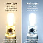 10PCS LED COB Lamp 6W Bulbs Dimmable G4 mini COB AC DC 12V 220V Candle Lights Replace 30W 40W Halogen for Chandelier Spotlight
