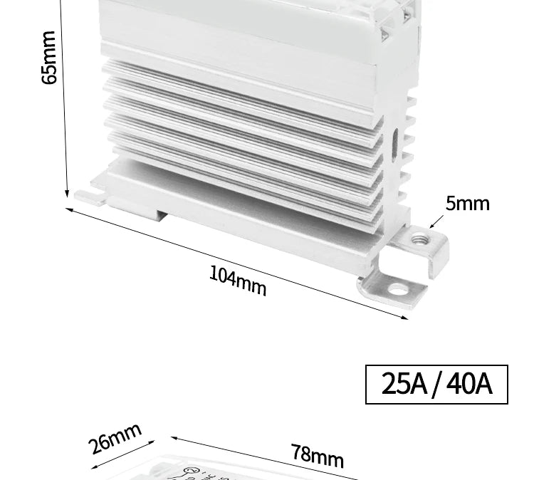 LCTC Voltage Regulator 0-10V 4-20mA 0-5V Single-phase Solid State Voltage Regulator Relay 10a15a25a40a