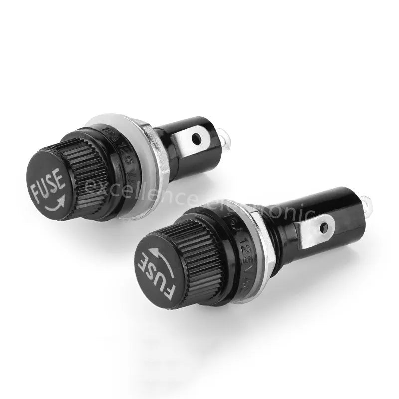 5Pcs BLX-A Glass Fuse Holder 5x20mm 6x30mm PCB Mount Fuseholder Clip Ceramic Fuse Tube Socket for Electrical Safety