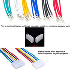 Keszoox Molex KK 3.96mm Connector Kit 2-10Pin Housing with 20AWG Cables for MX3.96 Series (MX3.96-CH)