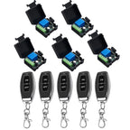 QIACHIP 433MHz Wireless Remote Control Switch Dry Contacts RF Relay Module DC 5V 12V 24V 48V 60V Remote Controls Gate Door Light