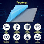 LDPCJ Thermal Pad CPU/GPU Graphics Card Motherboard high-performance Pad Heat Dissipation Silicone Pad Multi-Size