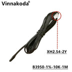1PCS NTC Thermistor Temperature Sensor B3950 10K 1% Air Probe Air Conditioning Probe 20/35/50CM 1/2M