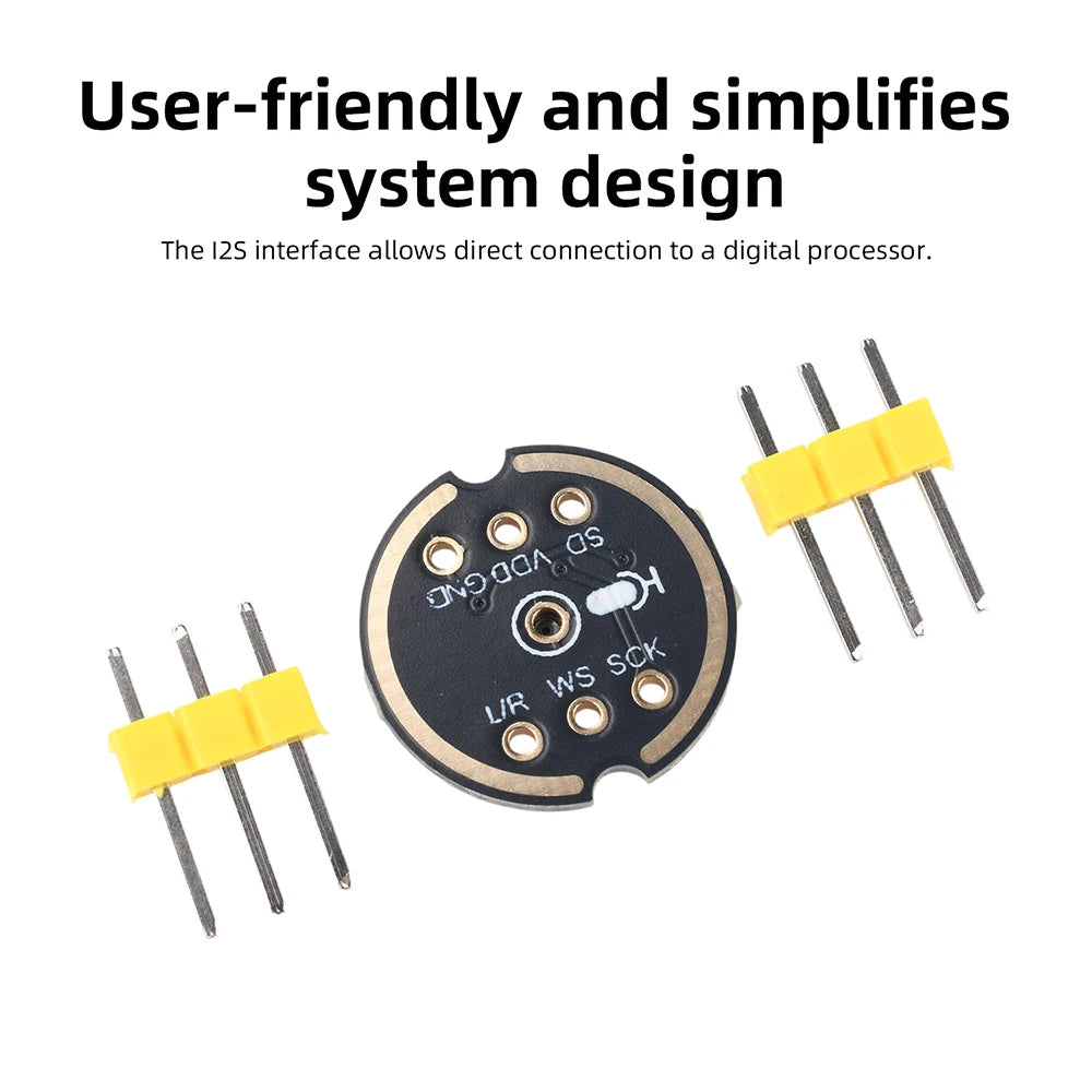 MS3625 I2S MEMS Microphone Module High Anti-Interference Left Right Channel for ESP32 DSP Smart Voice Audio Development