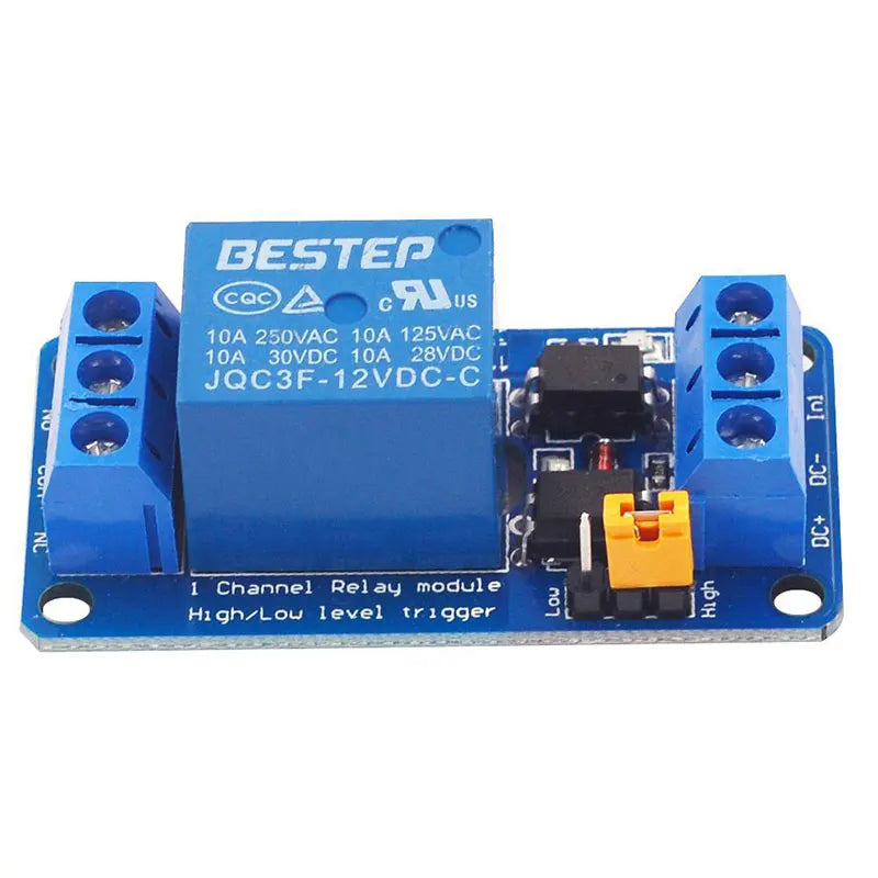 3.3V 5V 12V 24V 1 Channel Relay Module High and Low Level Trigger Relay Board Optocoupler Isolation for  Raspberry Pi