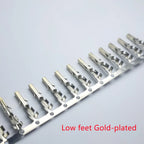 300PCS/1LOT 4.2mm 5557 Computer Connector Terminals Female Needle for 6P 8P 24P Male Shell /Half Gold-plated High Foot/Low Foot