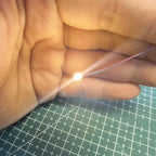 20pcs 0402/0603/0805/1206 SMD LED Model Lamp Wired Micro Led Pre-soldered Micro Litz Wired Chip 30cm 3V Railway Model Scenes