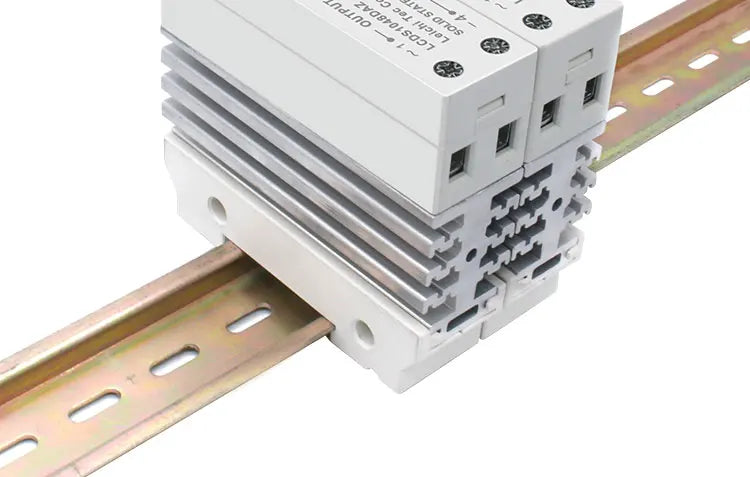 LCTC DIN Rail Mounted Relay SSR Slim Solid State Relay With Heat Sink DC Control AC 10A 25A 40A 50A 60A 80A Industrial Relay
