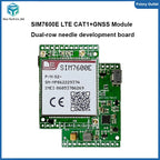 SIM7600E Double-row Needle Core Board 4G LTE CAT1+GNSS Module Development Kit with Antenna for Europe/Middle East/Africa