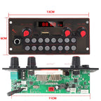 10W Bluetooth 5.0 Amplifier Board, MP3 Decoder Module with USB/AUX/FM Radio/Recording for DIY Speaker