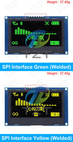 2.42 inch 2.42" OLED Display Module 128x64 LCD HD Screen Module SSD1309 7 Pin SPI/IIC I2C Serial Interface for Arduino UNO R3