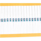 300/600/820pcs Resistor Kit 10 Ohm-1MOhm Resistors 1/4 W ±1% Carbon Film Single Resistor Electrical Electronics 30/41 value