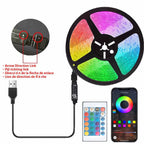 LED 5050 Light Strip 5M 10M 20M 30M RGB TV Background Light Bluetooth Control USB Game Room Family Party Decorative Light Strip