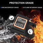 Dual Battery Isolator Waterproof Mini Voltage Sensitive Relay 12V 50A Voltage Sensitive Relay for Camper RV Yacht Auto