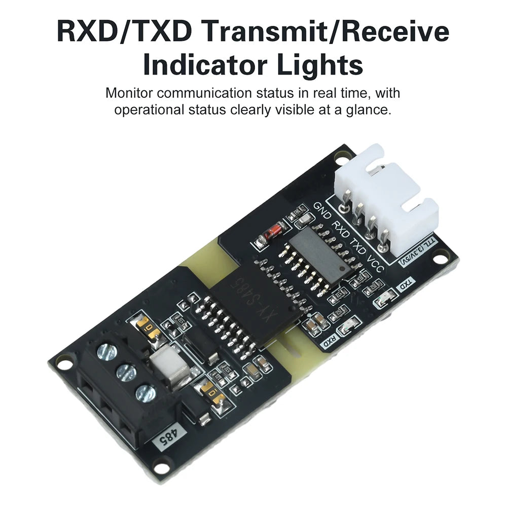 TTL to RS485 Converter Module with 16KV Isolation Voltage Automatic Flow Direction Control for Signal Conversion