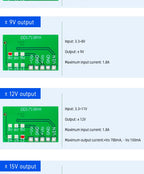 DD1718PA ± 5V 6V 9V 12V 15V 24V Positive & Negative Dual Output Power Supply DC Step-up Boost Converter Module