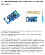 113020111 Interface Development Tools I2C CAN-BUS Module Based on MCP2551 and MCP2515