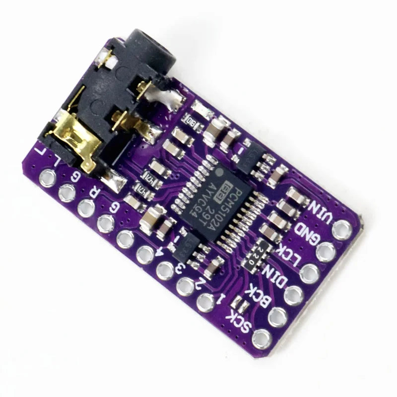 Interface I2S PCM5102A DAC Decoder GY-PCM5102 I2S Player Module For Raspberry Pi PHAT Format Board Digital PCM5102 Audio Board