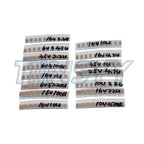 150PCS SMD Tantalum Capacitor Assortment Kit 1uf-220uf A/B Case Tantalum Capacitors Set 1UF 2.2UF 4.7UF 10UF 47UF Capacitors