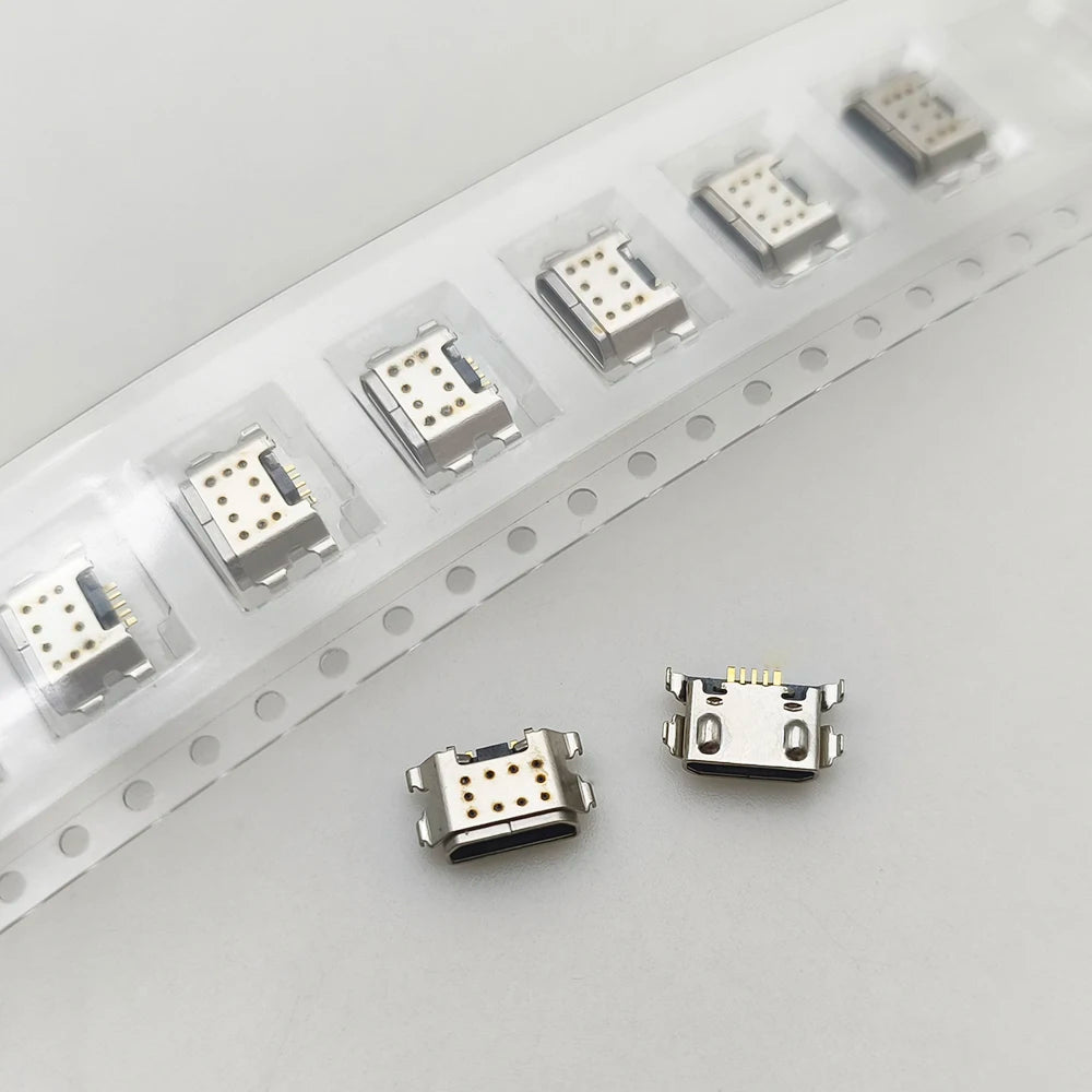 10-50Pcs Micro USB Connector Charging Port Socket Tail Plug For Xiaomi Redmi 9A 10A 12C A01 A03 Repair Parts