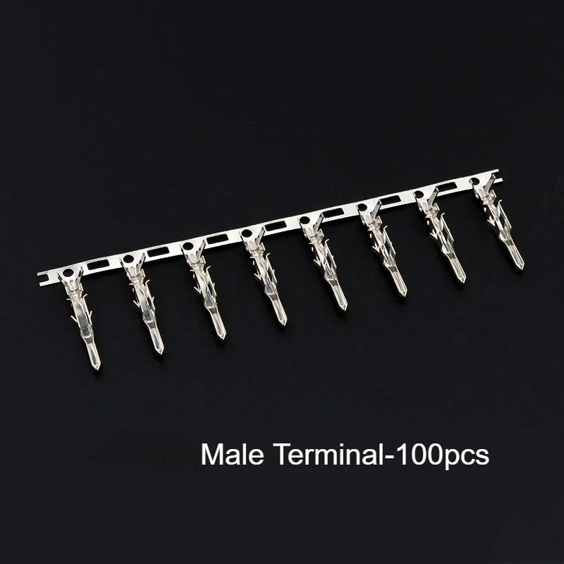 10Set MX4.2mm Pitch 5557/5558/5559/5569 0.165" Mini-Fit Dual Row 2*1-2*12P Female Receptacle Male Plug Pin Terminal Connector
