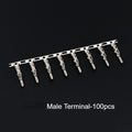 10Set MX4.2mm Pitch 5557/5558/5559/5569 0.165" Mini-Fit Dual Row 2*1-2*12P Female Receptacle Male Plug Pin Terminal Connector