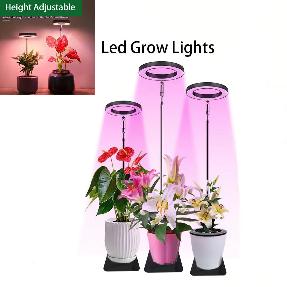 USB-Full-spectrum indoor solar LED growth lamp, USB timing dimming, succulent plants, flower bed telescopic fill light lamp