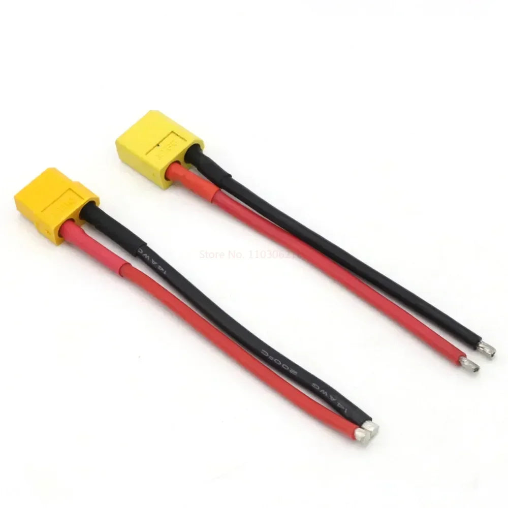Xt60 Xt30 T Xt90 Mpx Plug Connector Male / Female Connector Plug With 12/14 /16awg Silicone Wire 100mm For Rc Battery Cable