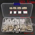 JST PH 2.0 /XH 2.54 /SH 1.0 /JST 1.25mm Male Plug Female Socket Connector Horizontal Vertical Pin Header Housing Terminal Kit