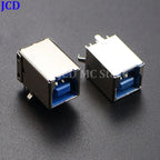 USB 3.0 and USB 2.0 Female Male Socket Jack Connector B Type 90°/180° Soldering PCB Connector Printer Interface