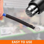 Φ4mm-Φ52mm Heat Shrink Tubing-4:1 Ratio Dual Wall Adhesive Lined Shrinkable Wire Wrap Tube Waterproof Industrial Black