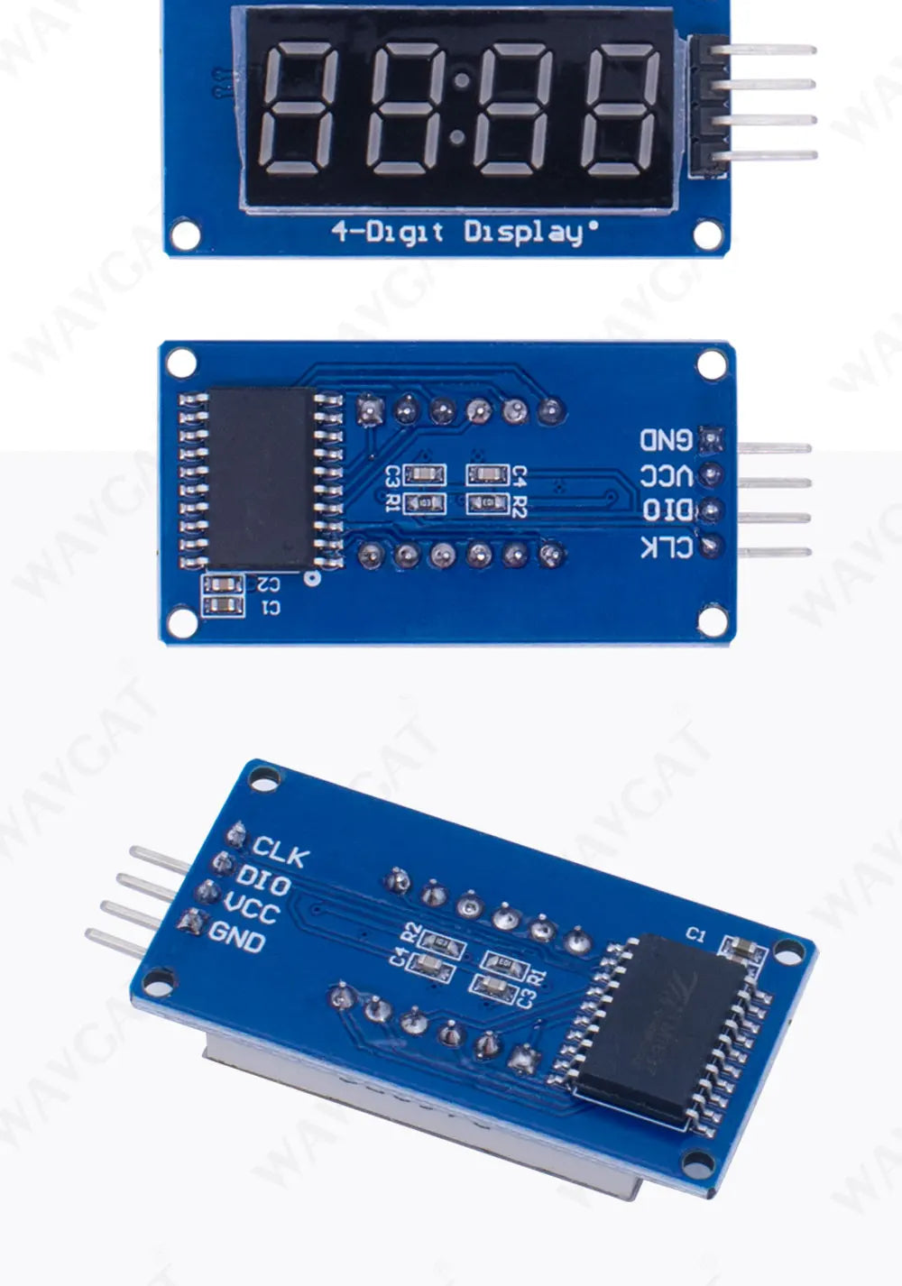 TM1637 LED Display Module For Arduino 7 Segment 4 Bits 0.36 Inch Clock RED Anode Digital Tube Four Serial Driver Board Pack