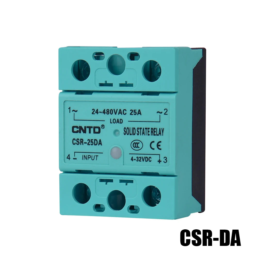 CNTD CSR Series High Quality Improve Design Type Solid State Relay AA DA VA 10A 25A 40A 60A 80A 100A Green Relay