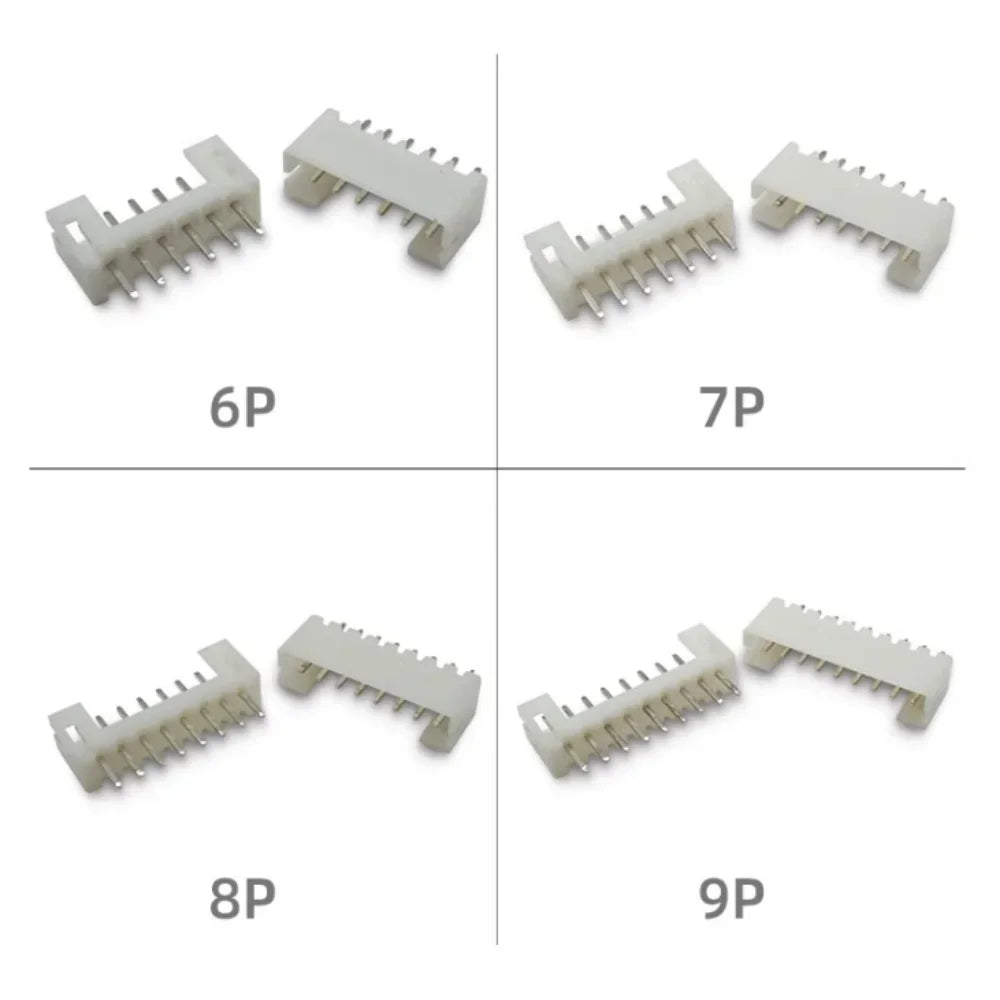 50/100PCS JST PH2.0mm Wire Connector Male Housing 2mm Pitch 2/3/4/5/6Pin 2.0mm Male Plug Plastic Shell Pin Header