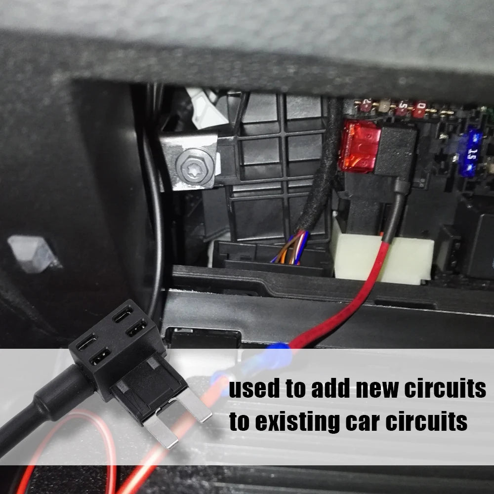 32V MINI SMALL MEDIUM Size Car Fuse Holder Add-a-circuit TAP Adapter Micro Mini Standard ATM Blade Fuse for Cars Vans 20/10/5pcs
