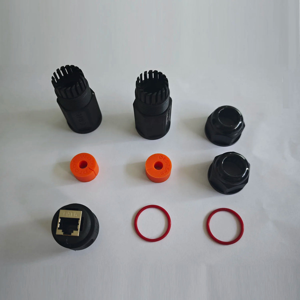 RJ45 Connector Outdoor Waterproof Female To Female Port Network LAN Splitter Transfer Head Adapter Coupler CAT5e CAT6