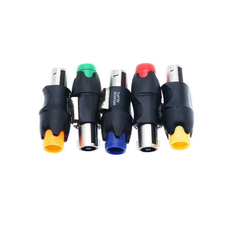 Speakon NL4Fx Audio Power Amplifier Speaker Cable Connectors Factory Metal 4 Pole Male Plug with 4P Pins Guitar TYPE-C XLR ABS