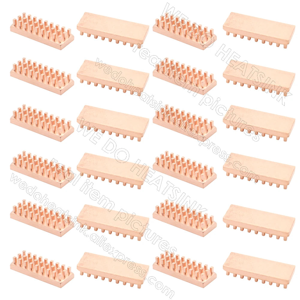 WE DO HEATSINK Small Tiny Useful Pure Copper Heat Sink Without or With Thermal Pad For Raspberry Pi Banana Pi IC Chipset Package