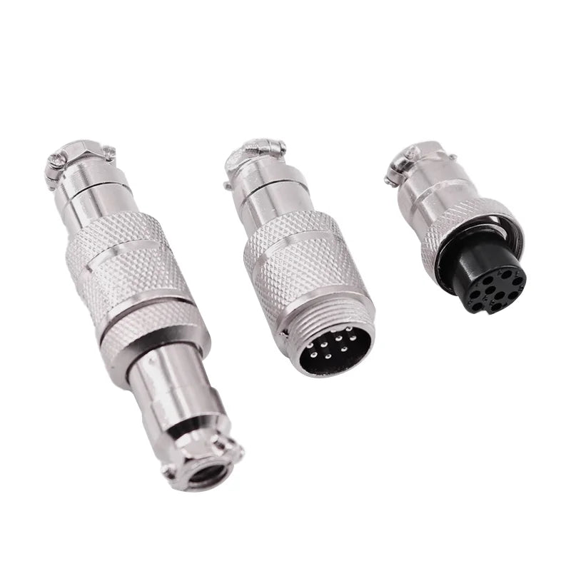 Aviation Plug GX12 GX16 GX20 Butt Soldering Socket 2/3/4/5/6/7/8/9/10Pin Wire Docking Connectors