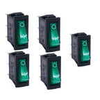 4/5pcs Rocker Switch Lighted KCD3 Rocker Switch On Off 3 Pin 2 Position Boat Rocker Switches 125V 250V AC SPST