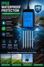 High Precision Agriculture Soil Sensor Moisture Temperature Humidity EC PH NPK with Optional 4-20mA 0-5V RS485 Output