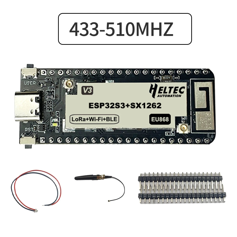 New 433-510MHZ/ 863-928MHZ Wireless stick lite ESP32+LoRa V3 development board compatible with ESP32-S3 node Type - C