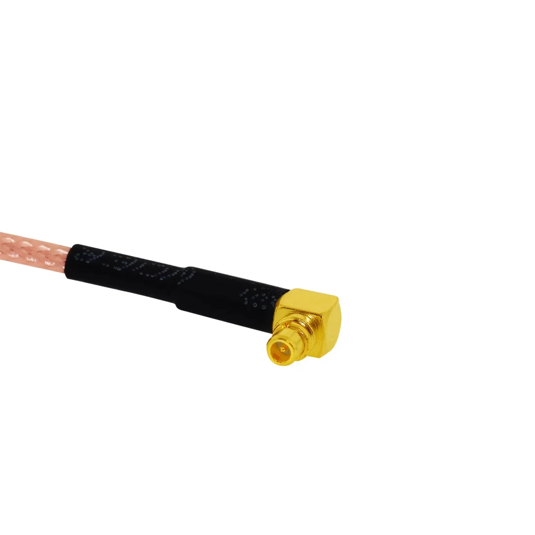 SMA Female Jack 2-Hole Panel Mount To MMCX Male Right Angle Pigtail Cable RG316 for WIFI Wireless Modem