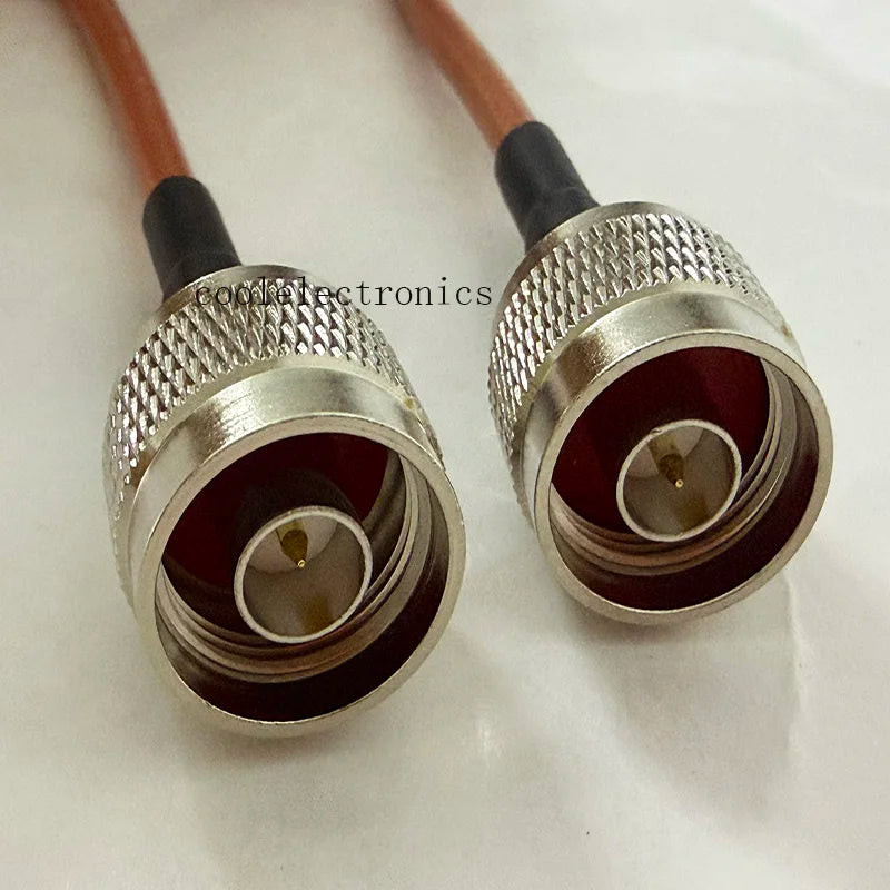 N Male to N Plug Male Connector RG400 Double Shielded Copper Braid RF Coaxial cable 50ohm 10/15/20/30/50CM 1/2/3/5/10M